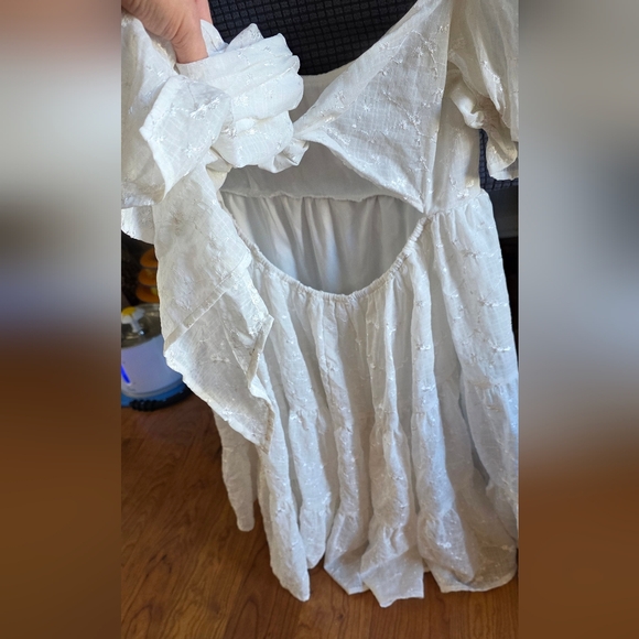 Lucy in the Sky White Dress Sz L - Picture 5 of 8